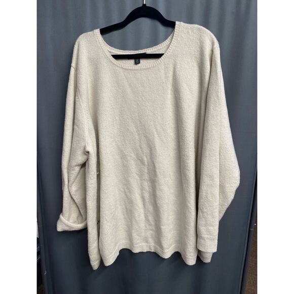 Ellos women’s sweater pullover with button detail, $25, 2x (b42) - Picture 6 of 8